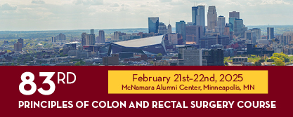 83rd Principles of Colon and Rectal Surgery Course: Hot Topics Banner